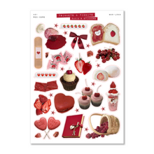 Load image into Gallery viewer, Red-Core Trinkets &amp; Tidbits Sticker Sheet