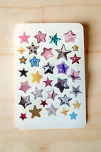 Load image into Gallery viewer, Mixed Media Star Small Sticker Sheet