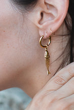 Load image into Gallery viewer, Pesce Hoops - 18k Gold Plated