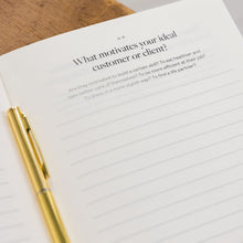 Load image into Gallery viewer, Bedside Business Plan Guided Journal