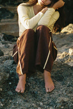 Load image into Gallery viewer, Linen Track Pant - Espresso