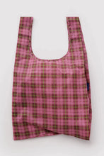 Load image into Gallery viewer, Standard Baggu - Azalea Pink Tartan