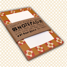 Load image into Gallery viewer, Quilty Floral Frame Notepad
