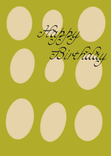 Load image into Gallery viewer, Circles Birthday Greeting Card