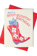 Load image into Gallery viewer, Boot-Scootin' Birthday Card