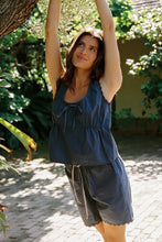 Load image into Gallery viewer, The Poplin Top - Dark Blue