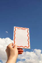 Load image into Gallery viewer, Don't Forget Notepad