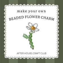 Load image into Gallery viewer, Beaded Flower Charm Craft Kit