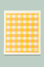 Load image into Gallery viewer, Gingham Swedish Dishcloth