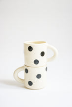Load image into Gallery viewer, Mini Dot Mug - White + Black