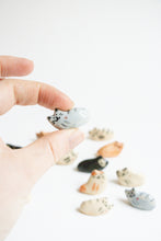 Load image into Gallery viewer, Extra Mini Ceramic Cat Figurine