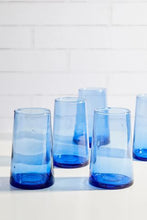 Load image into Gallery viewer, Moroccan Cone Glassware - Blue