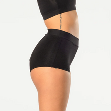 Load image into Gallery viewer, Plus size leak proof sleep short in black