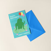 Load image into Gallery viewer, Sweet Cheeks Frog Birthday Card