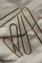 Load image into Gallery viewer, Classic Brass Hair Forks