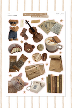 Load image into Gallery viewer, Brown-Core Trinkets &amp; Tidbits Sticker Sheet
