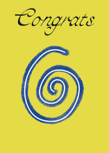 Load image into Gallery viewer, Congrats Spiral Greeting Card