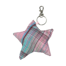 Load image into Gallery viewer, Upcycled Star Bag Charms/Keychains
