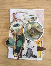 Load image into Gallery viewer, Vintage Mystery Ephemera Craft Kit