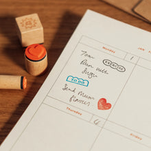 Load image into Gallery viewer, Planner Stamp Set, Stamps &amp; Ink - Good Day