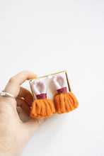 Load image into Gallery viewer, Loop Yarn Stud Earrings 2 - Old Stock
