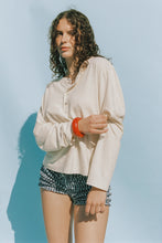 Load image into Gallery viewer, Hemp Bay Henley - Natural