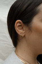 Load image into Gallery viewer, Gold stacking hoops in large and small sizes