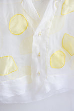 Load image into Gallery viewer, Silk Organza Lemon Shirt - S/M