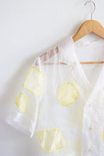 Load image into Gallery viewer, Silk Organza Lemon Shirt - S/M