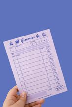 Load image into Gallery viewer, Groceries Notepad