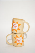 Load image into Gallery viewer, Mushroom Quilt Square Mug