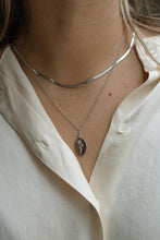 Load image into Gallery viewer, Silver Skinny Flat Chain