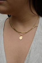 Load image into Gallery viewer, Gold Flat Chain Necklace
