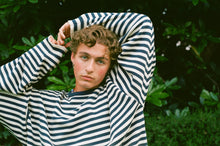 Load image into Gallery viewer, I Can't Believe It's Not Vintage Crewneck - Navy Stripe