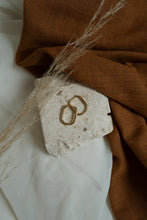 Load image into Gallery viewer, Square gold hoops in larger size