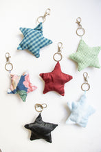 Load image into Gallery viewer, Upcycled Star Bag Charms/Keychains