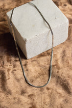 Load image into Gallery viewer, Silver Skinny Flat Chain