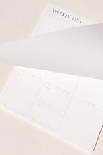 Load image into Gallery viewer, Wilde House Paper Weekly List Pad