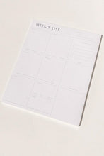 Load image into Gallery viewer, Weekly List Pad for Wild Women